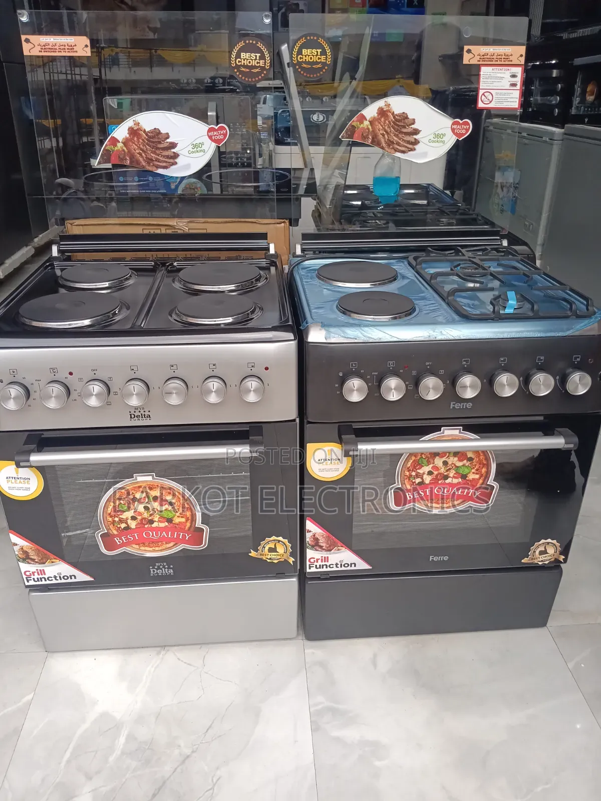 Delta Sterless Ovens 60x60 New 4 Eletric New Fan Sistem Adis 2026 Mode