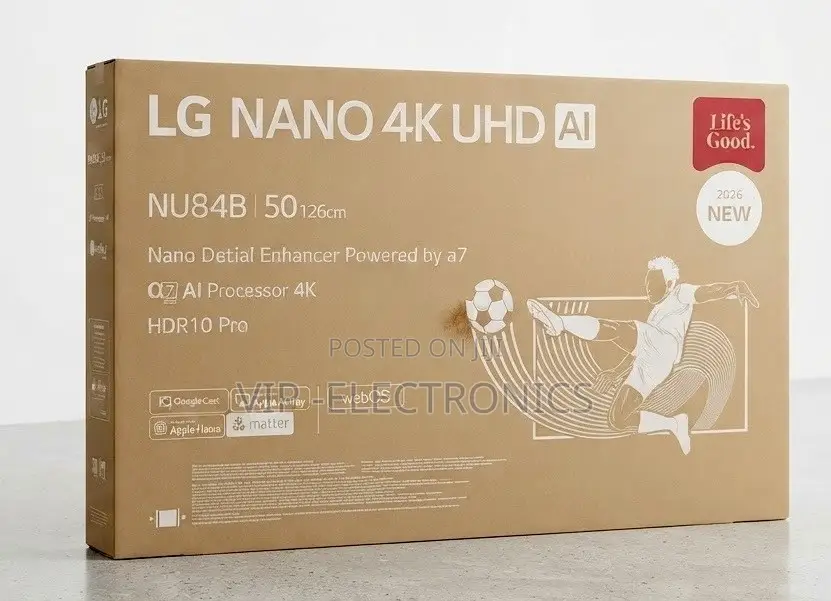 LG 50 Inch TV original LG Nano UHD AI Smart TV NU84B New 2025 Mode