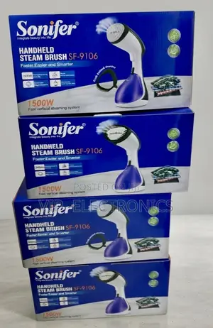 Sonifer Handheld Steam Brush - 1500W Fast Vertical Steamer