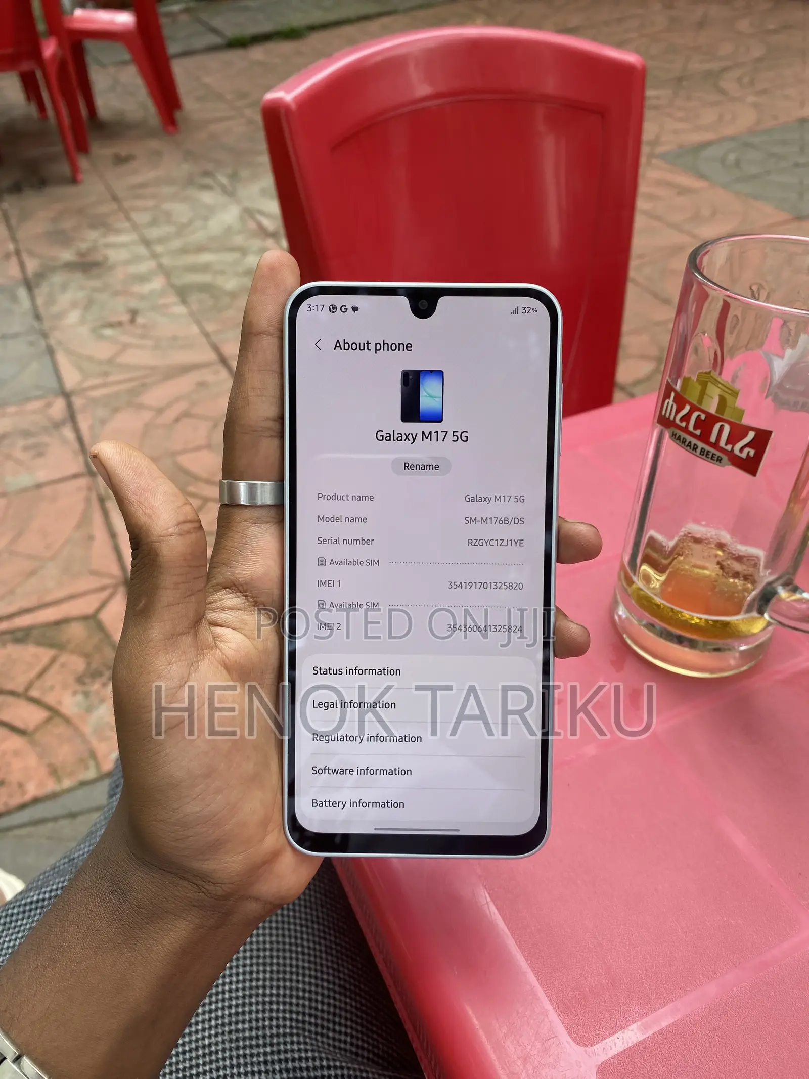 New Samsung Galaxy M17 5G 128 GB Black
