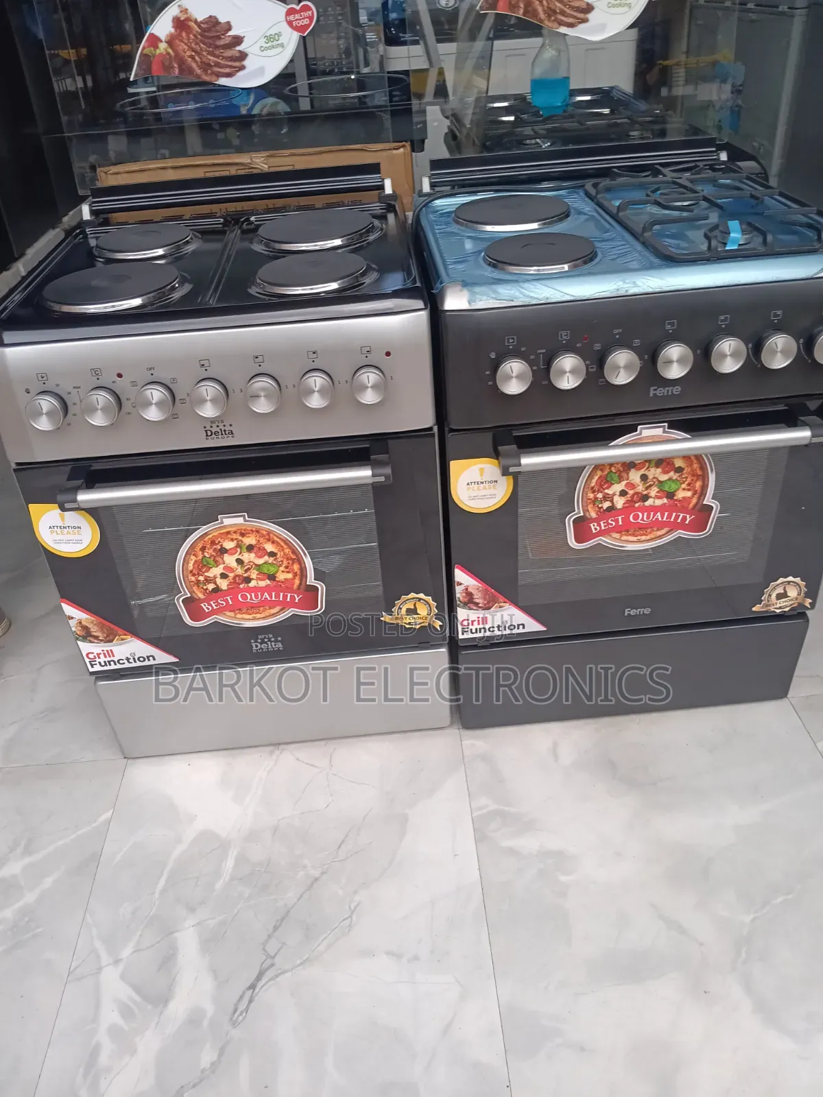 Delta Sterless Ovens 60x60 New 4 Eletric New Fan Sistem Adis 2026 Mode
