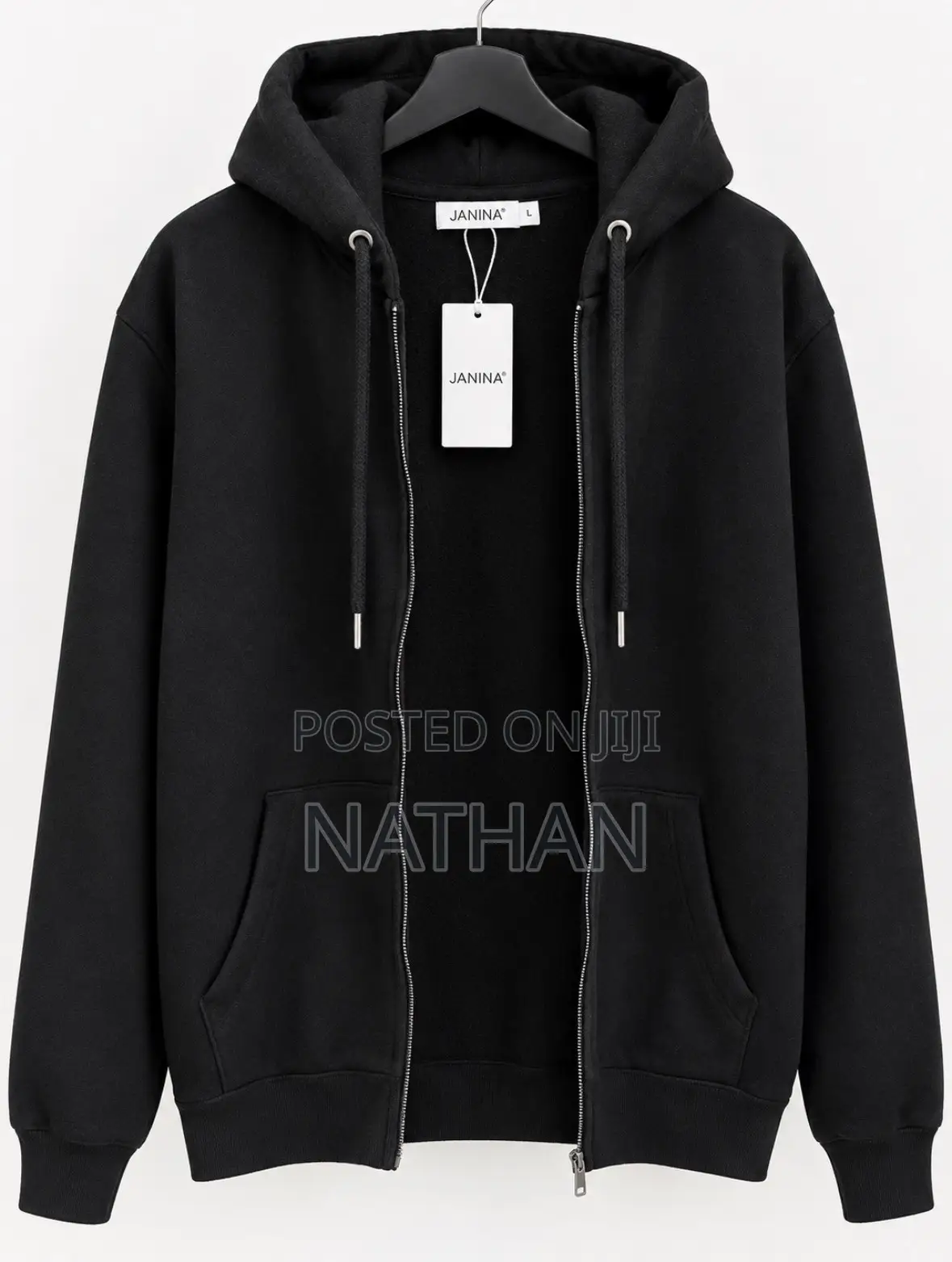Brand New Black Zip Up