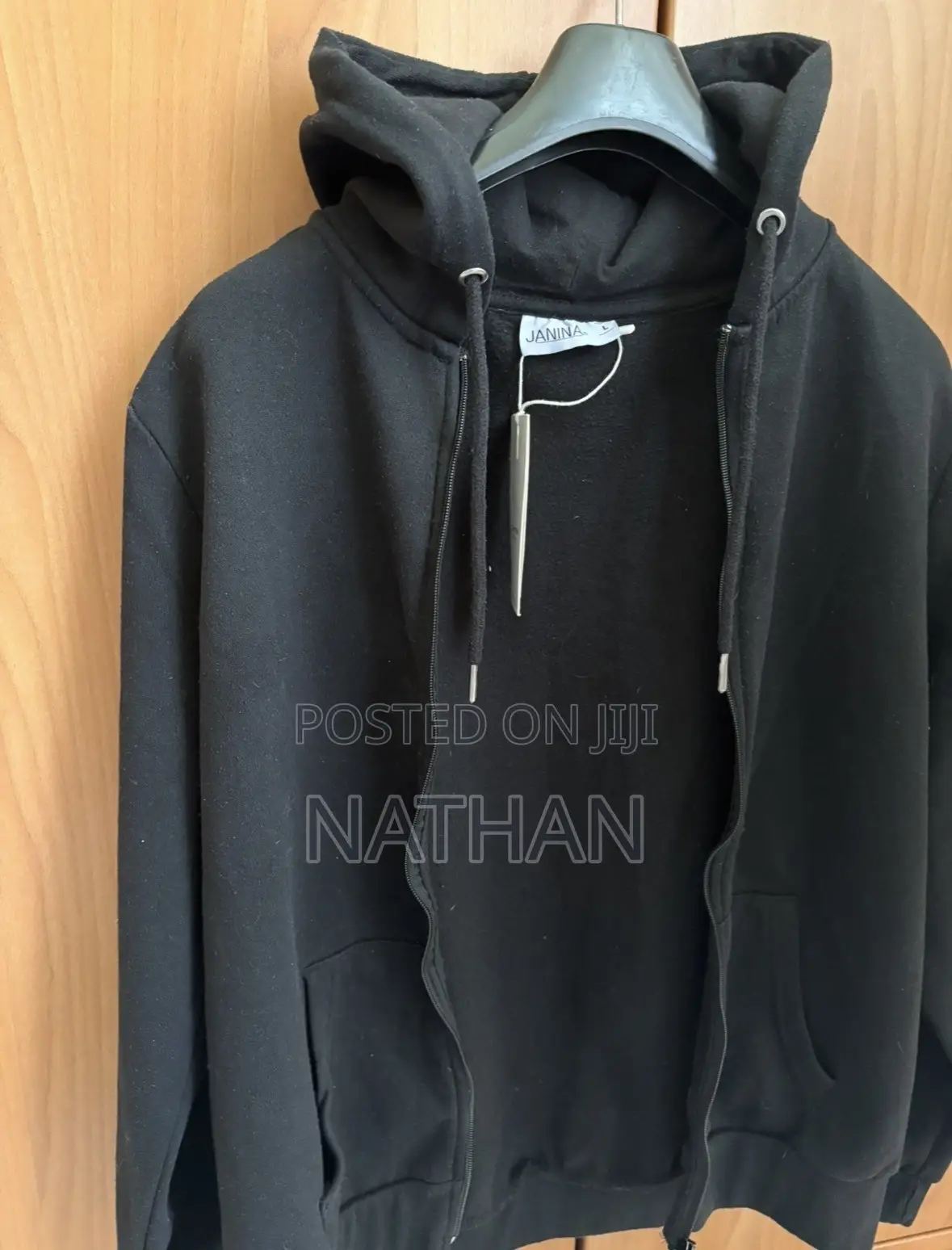 Brand New Black Zip Up