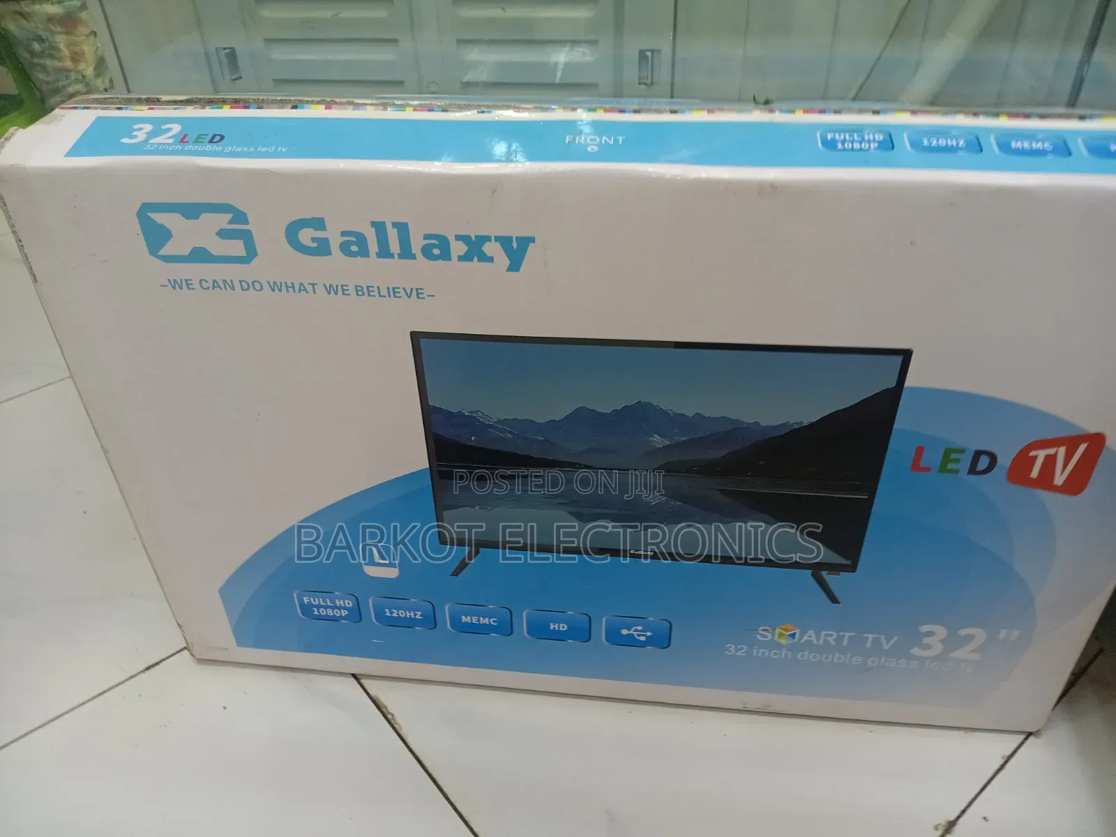 Gallaxy Smart Led TV 32 Inch Andraid Doubel Gelass 2026 Hifi New Quali