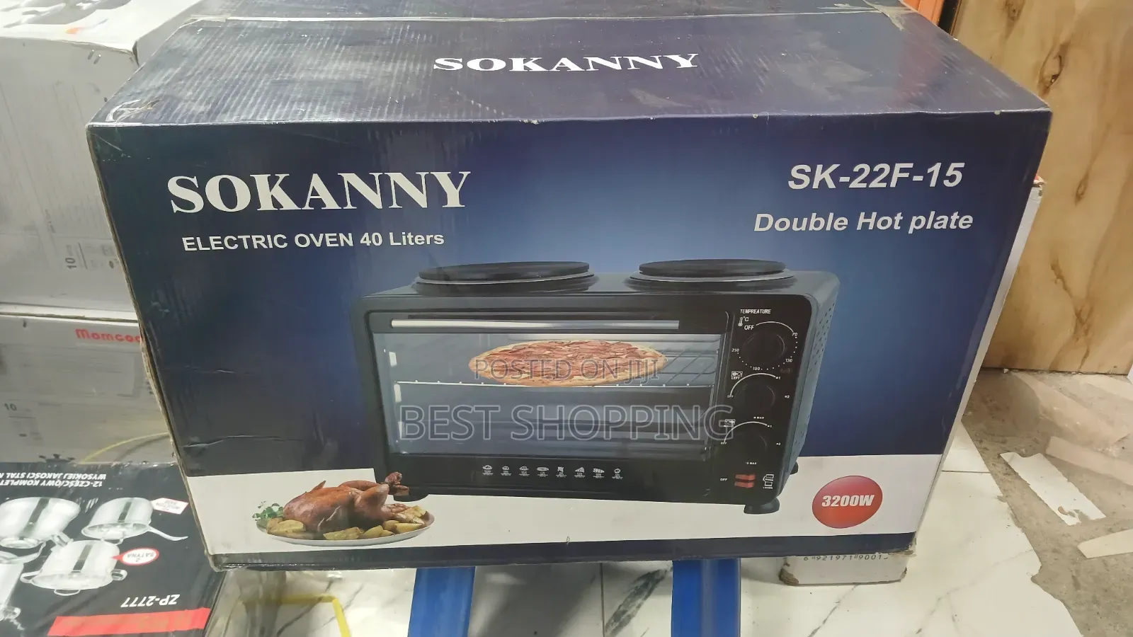 Sokany Oven With Hot Plate 40 Liter