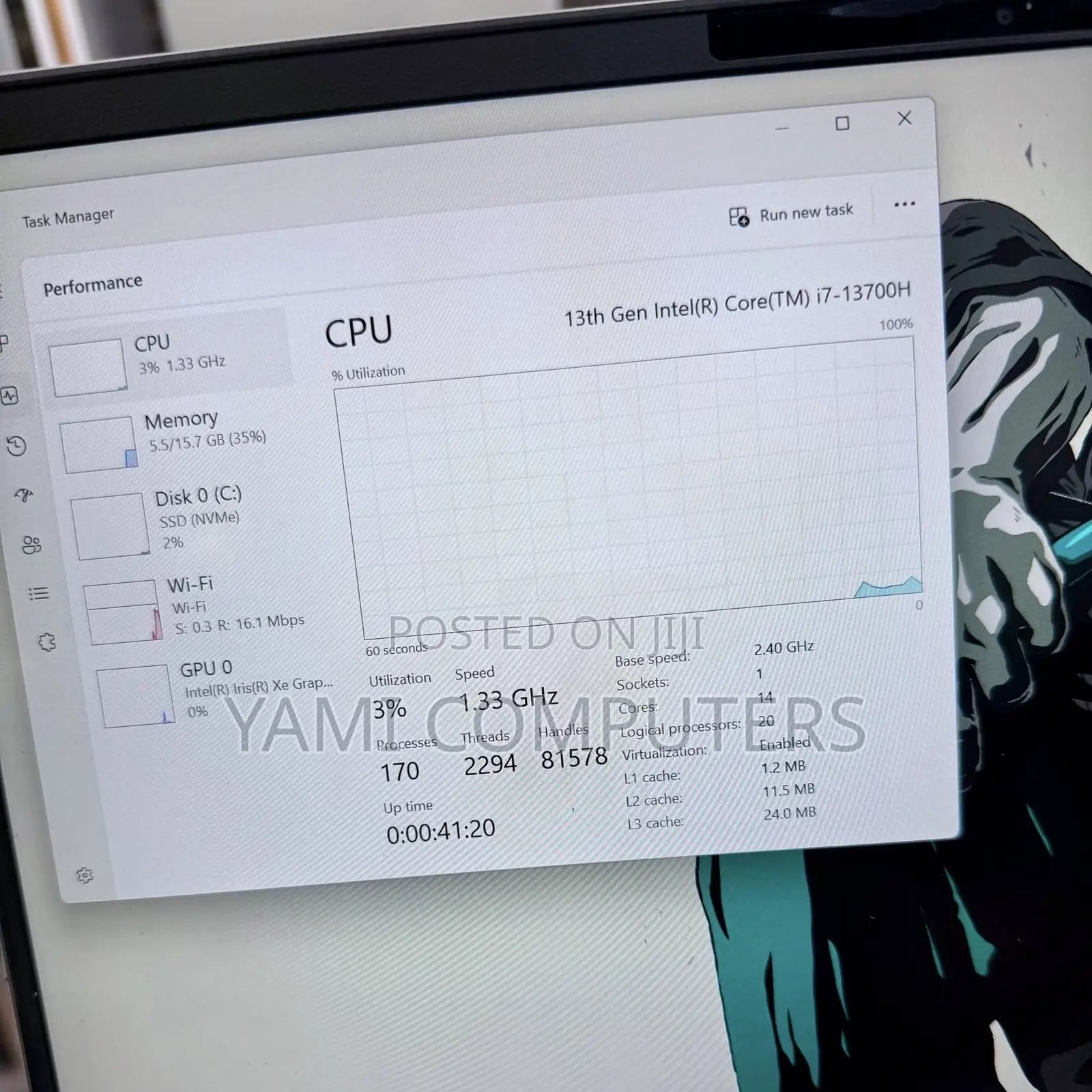 New Laptop HP 16GB Intel Core i7 SSD 1T