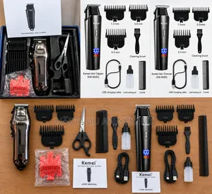 2 in 1 the Best Kemei Combination Kit የፌድ የቅርፅ የፂም