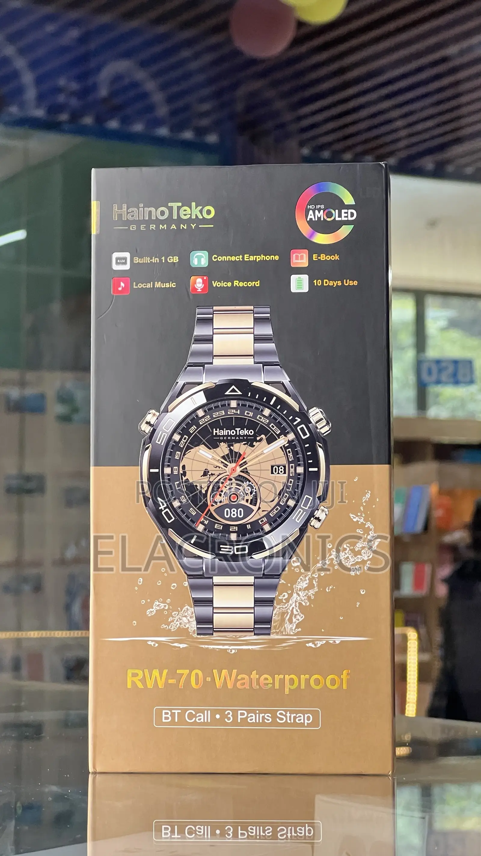 Hainoteko Waterproof Smartwatch Long Battery