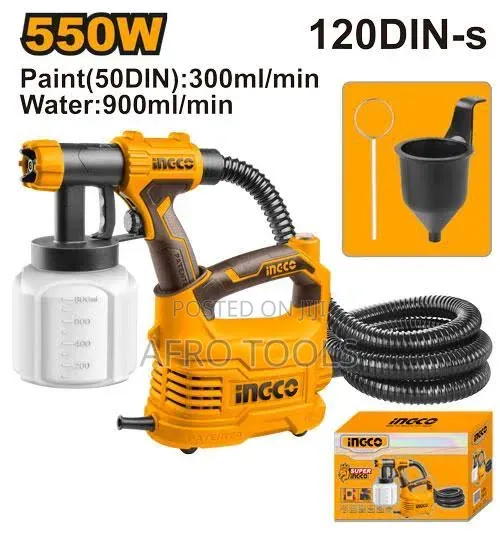 INGCO ቀለም መርጫ (Ingco 550 Spray Gun)