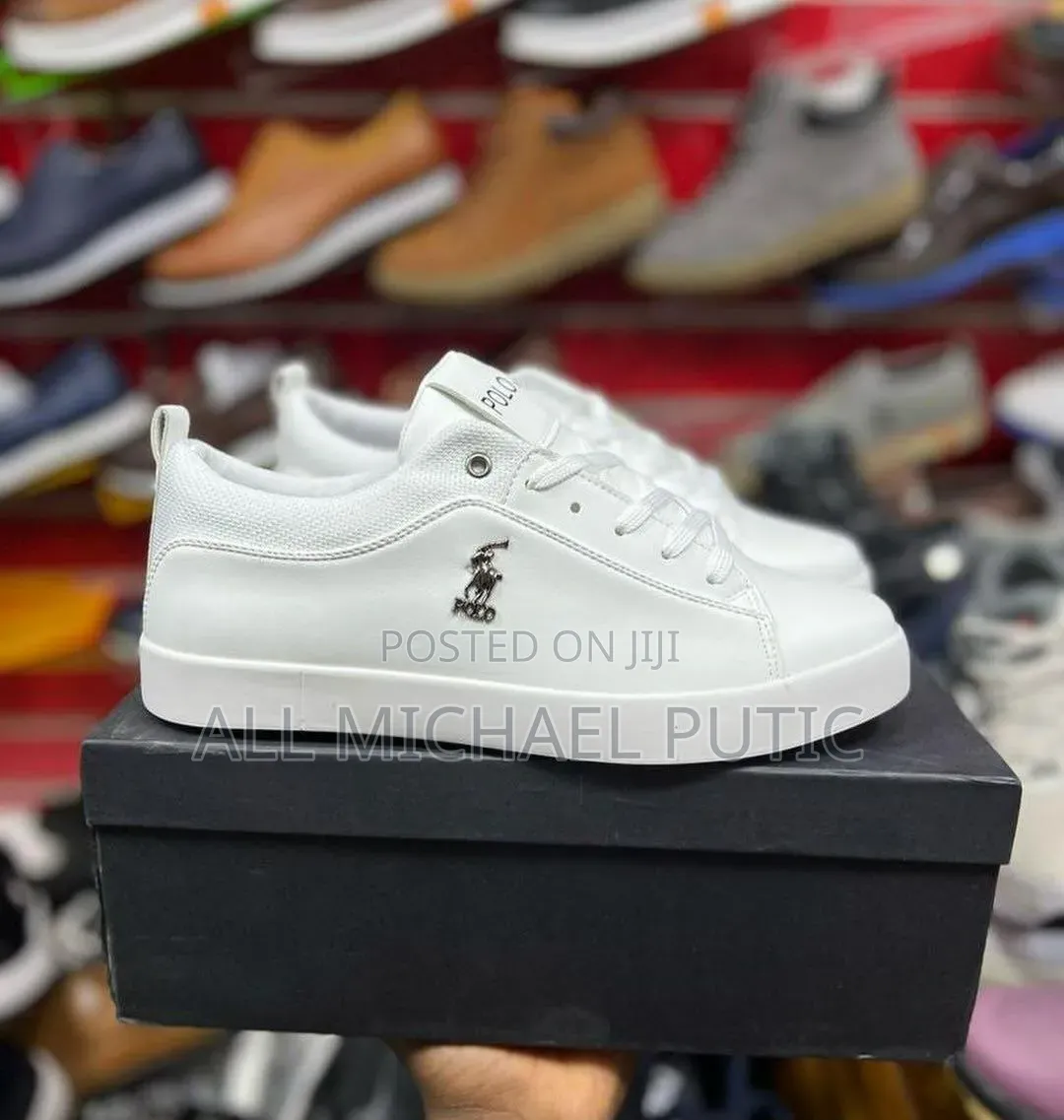 Full White U.S Polo Master Quality Shoes