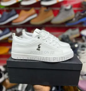 Full White U.S Polo Master Quality Shoes