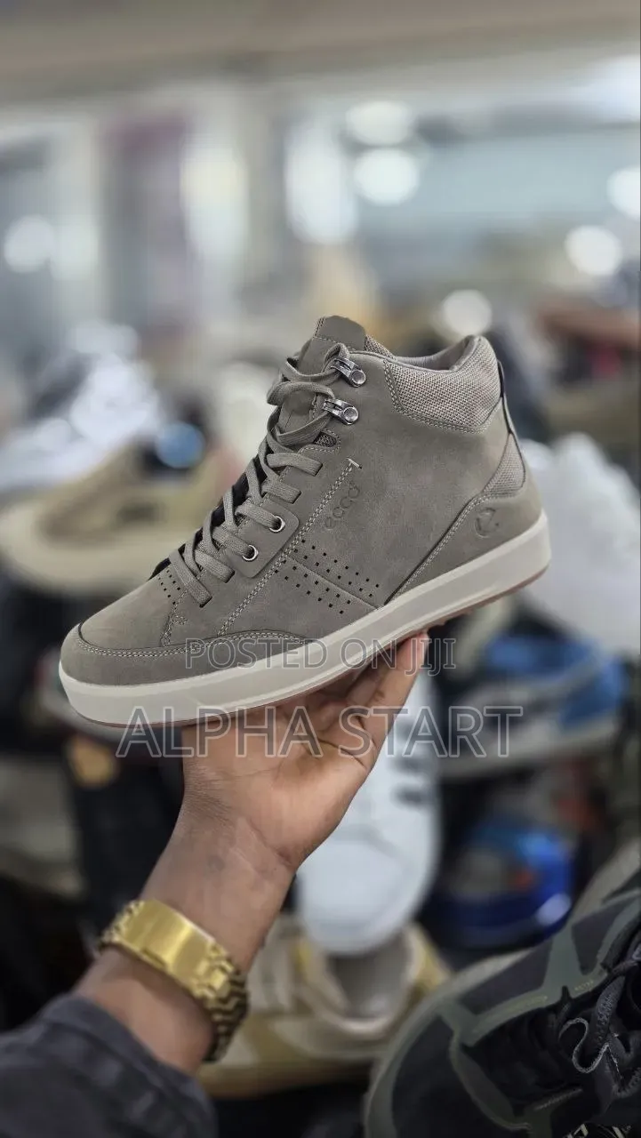 ECCO Boots High Master Quality Smooth Shoes for Man's for 2 Color