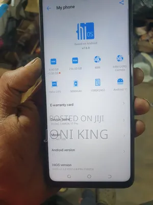 New Tecno Camon 17 Pro 256 GB Black