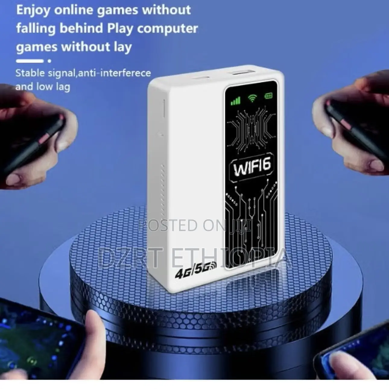 Portable WiFi Router and Power Bank