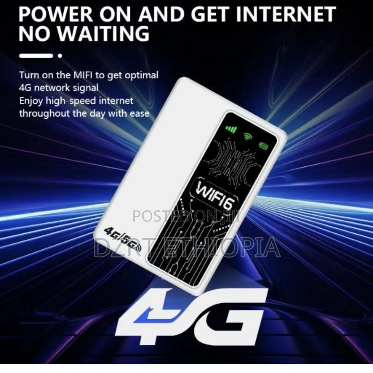 Portable WiFi Router and Power Bank