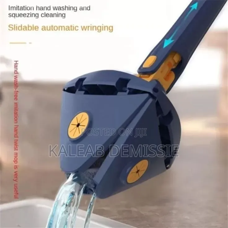 Twist Mob Floor Cleaning Mob(የቤት መወልወያ በራሱ የሚጨምቅ)