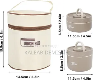 Portable Insulated Lunch Containers With Bag