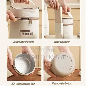 Portable Insulated Lunch Containers With Bag
