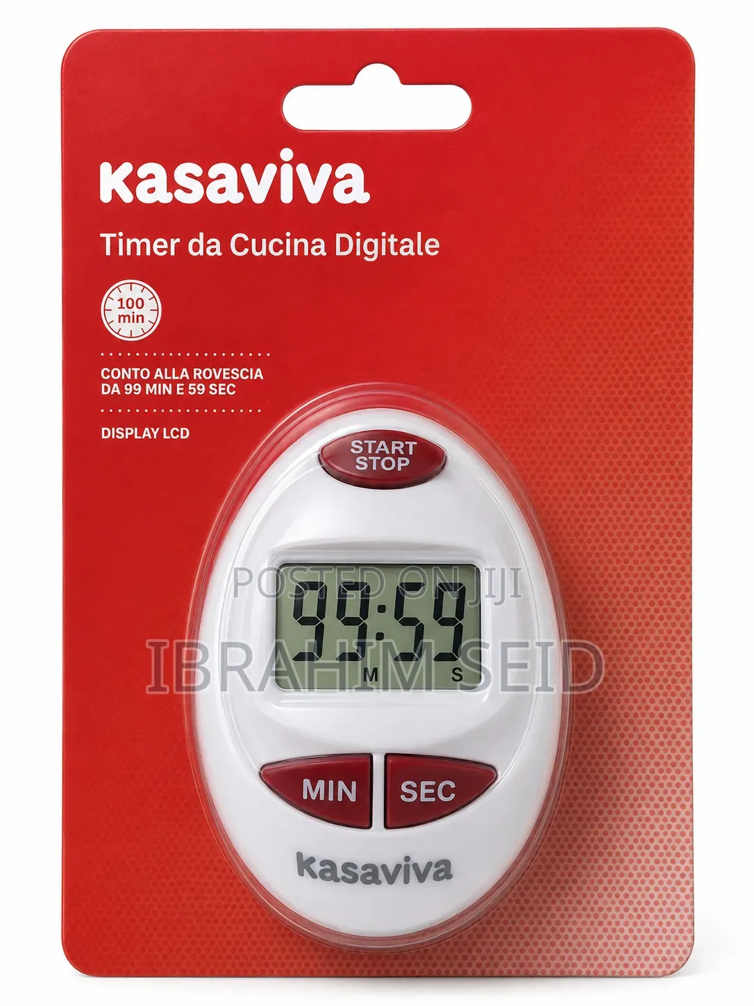Kasaviva Digital Kitchen Timer Made in Italy