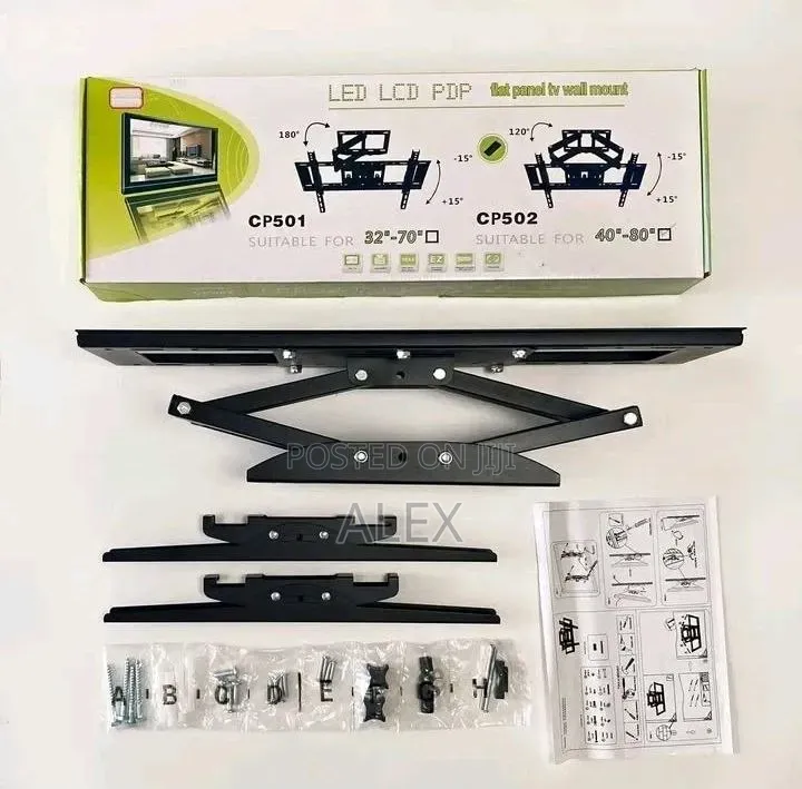 Flexible TV Wall Mount for 14' - 55' 14' - 55' flatTVከ 14እስከ 55 Inch