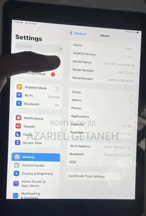 Apple iPad Air 128 GB Silver