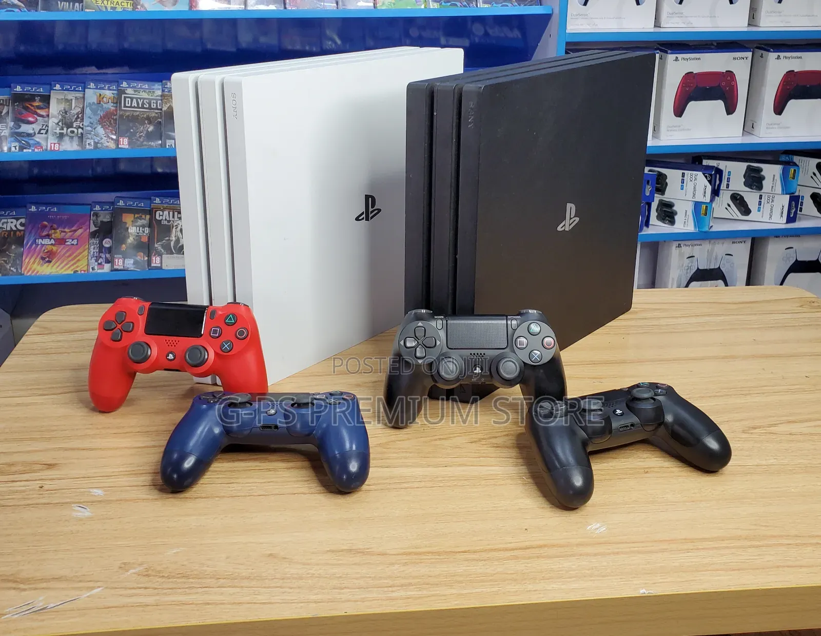 PS4 Pro Europe Used – ከ2 Original Joystick ጋር – Update