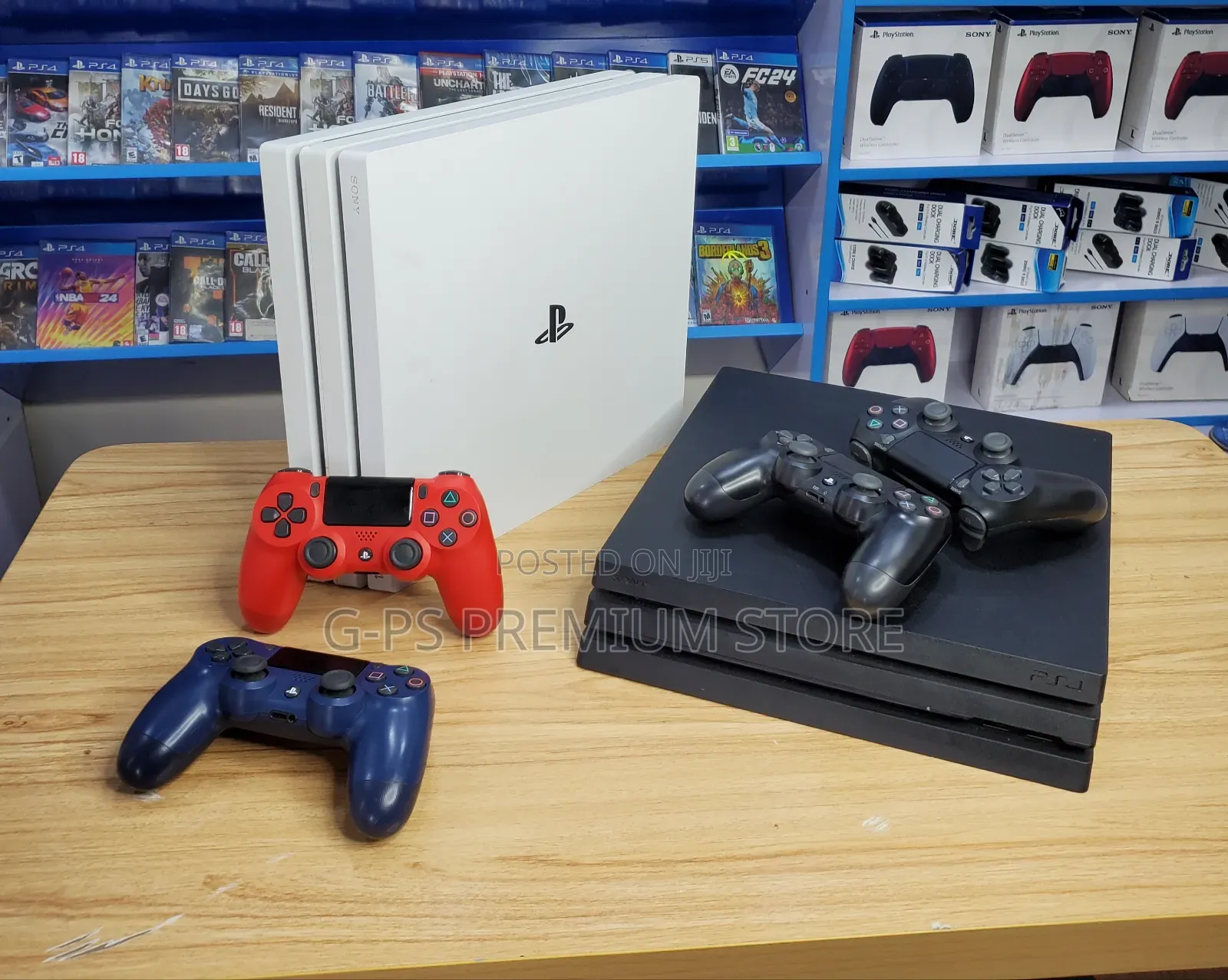 PS4 Pro Europe Used – ከ2 Original Joystick ጋር – Update