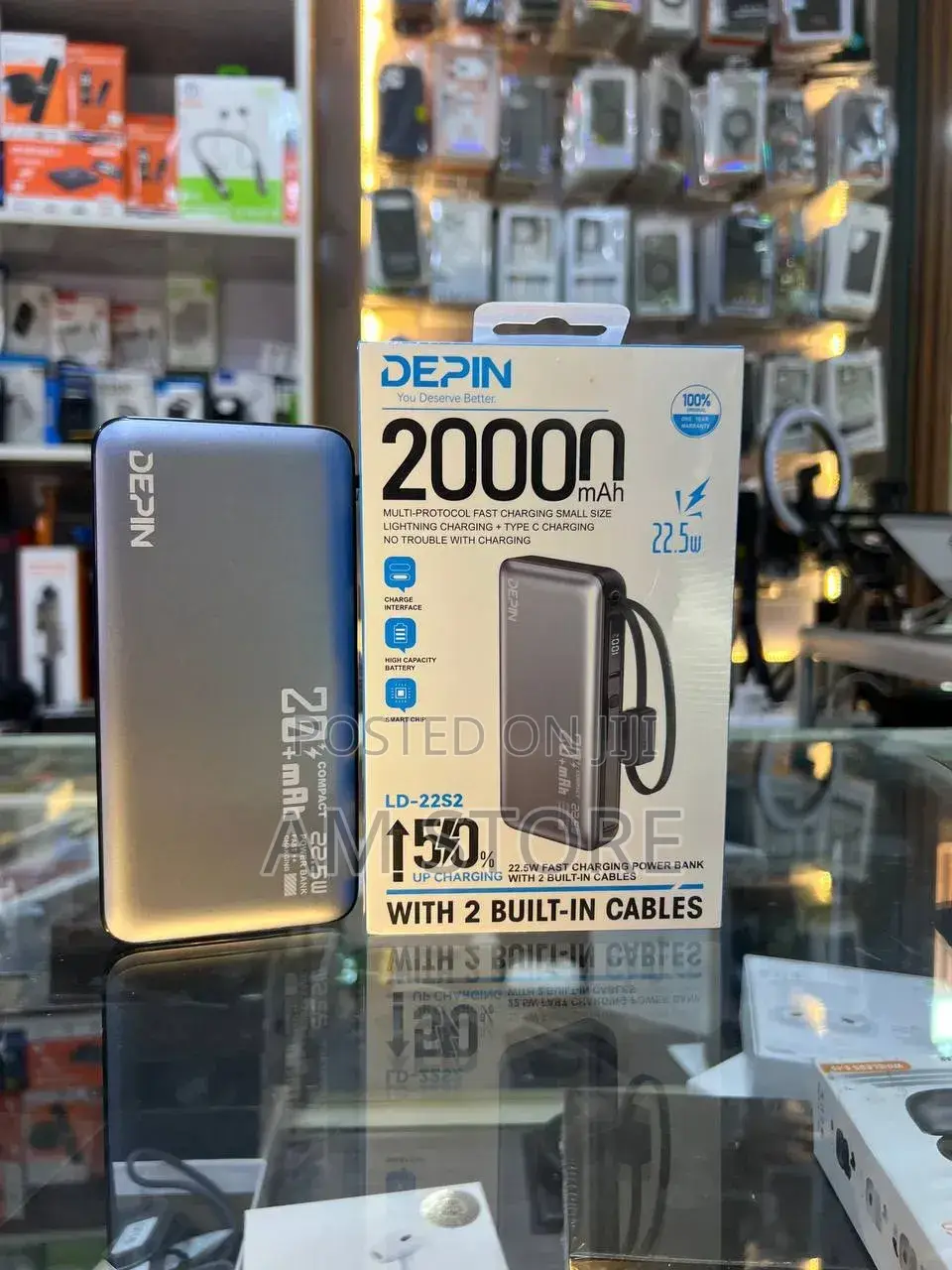 DEPIN 20000mAh Fast Charging Power Bank