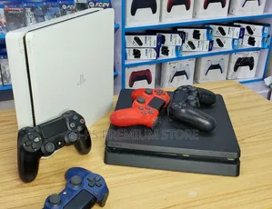 PlayStation 4 Slim Europe Used – 1 TB Jailbreak – 2 Original Joystick