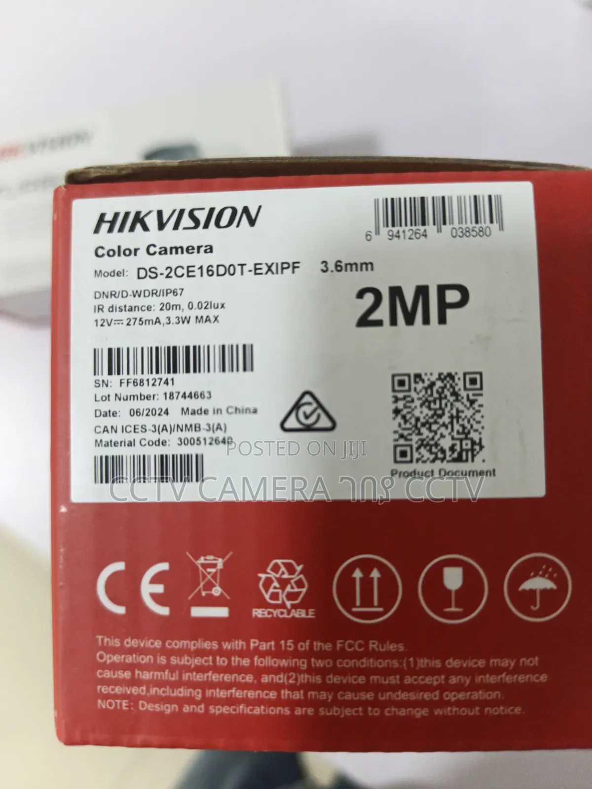 Hikvision Tubro 2Mp CCtv Camera