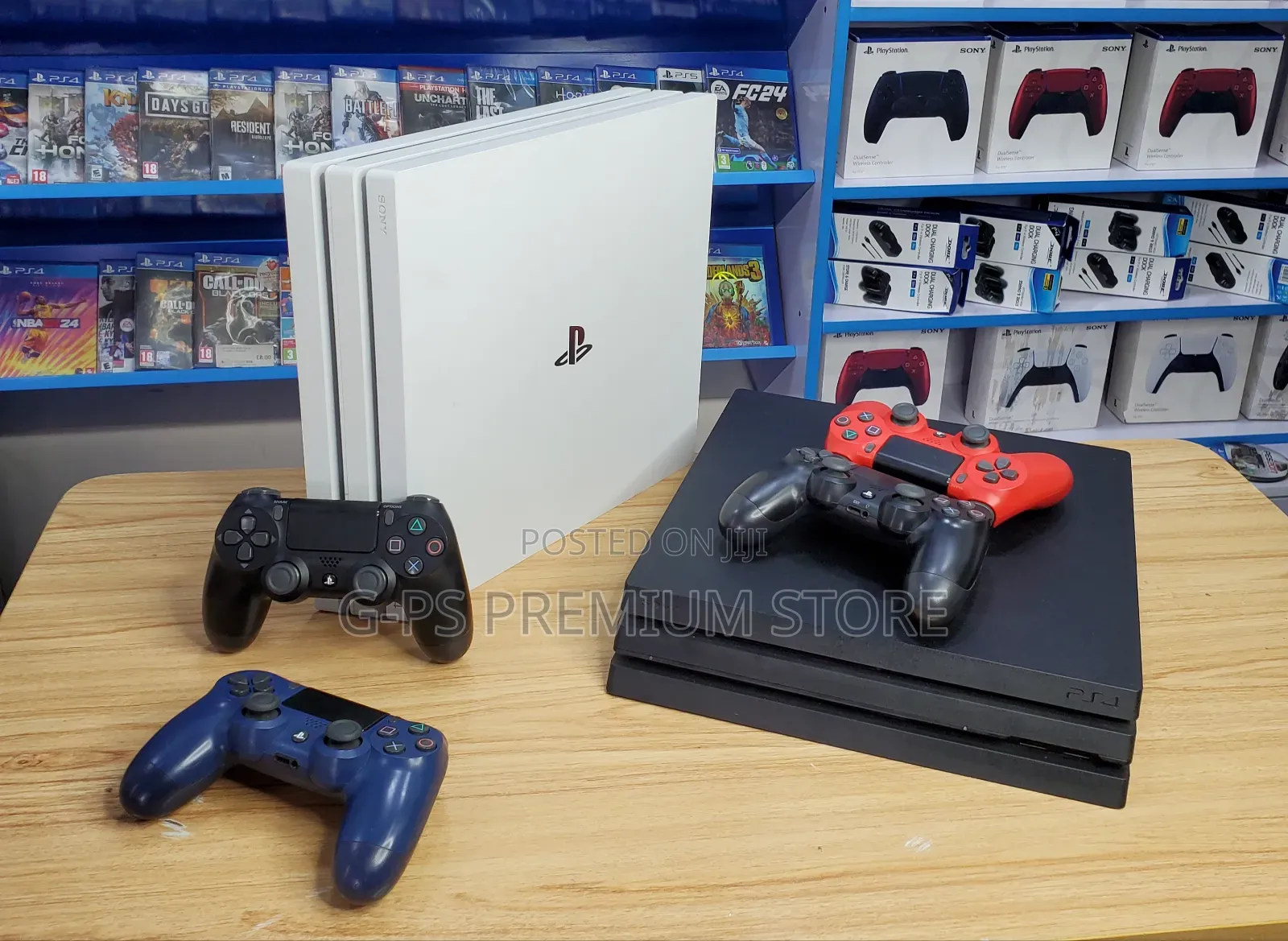 PlayStation 4 Pro Europe Used – ከ2 Original Joystick ጋር – Update