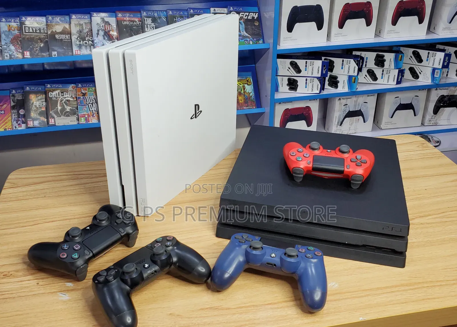 PlayStation 4 Pro Europe Used – ከ2 Original Joystick ጋር – Update