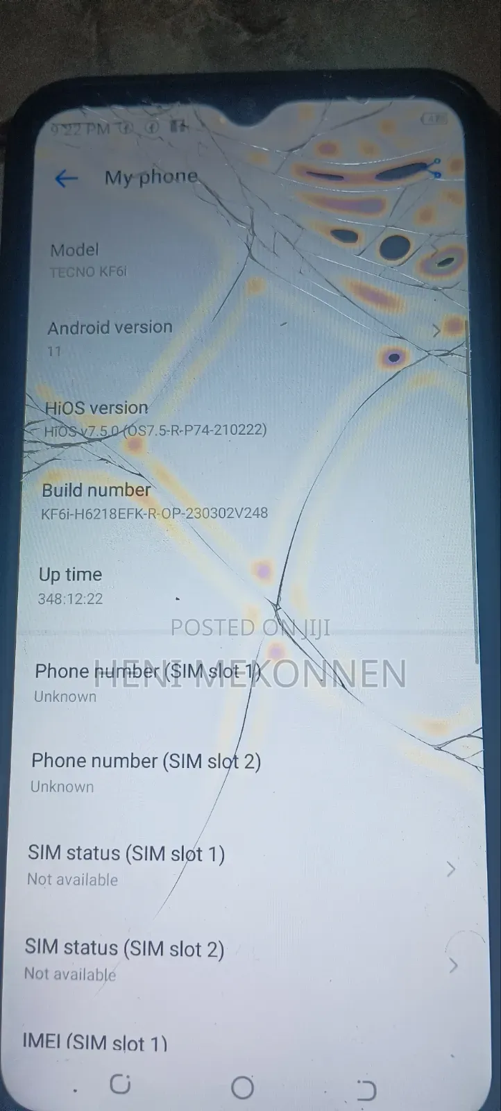Tecno Spark 7 64 GB Blue
