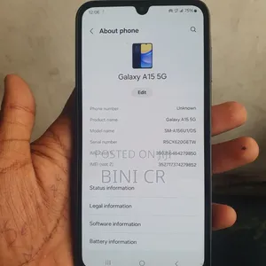 Samsung Galaxy A15 5G 128 GB Black