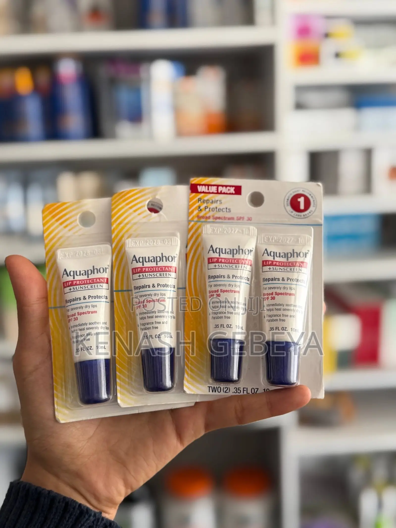 Aquaphor Lip Protectant + Sunscreen Broad Spectrum SPF 30