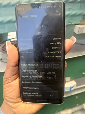 Samsung Galaxy S10 Plus 128 GB White
