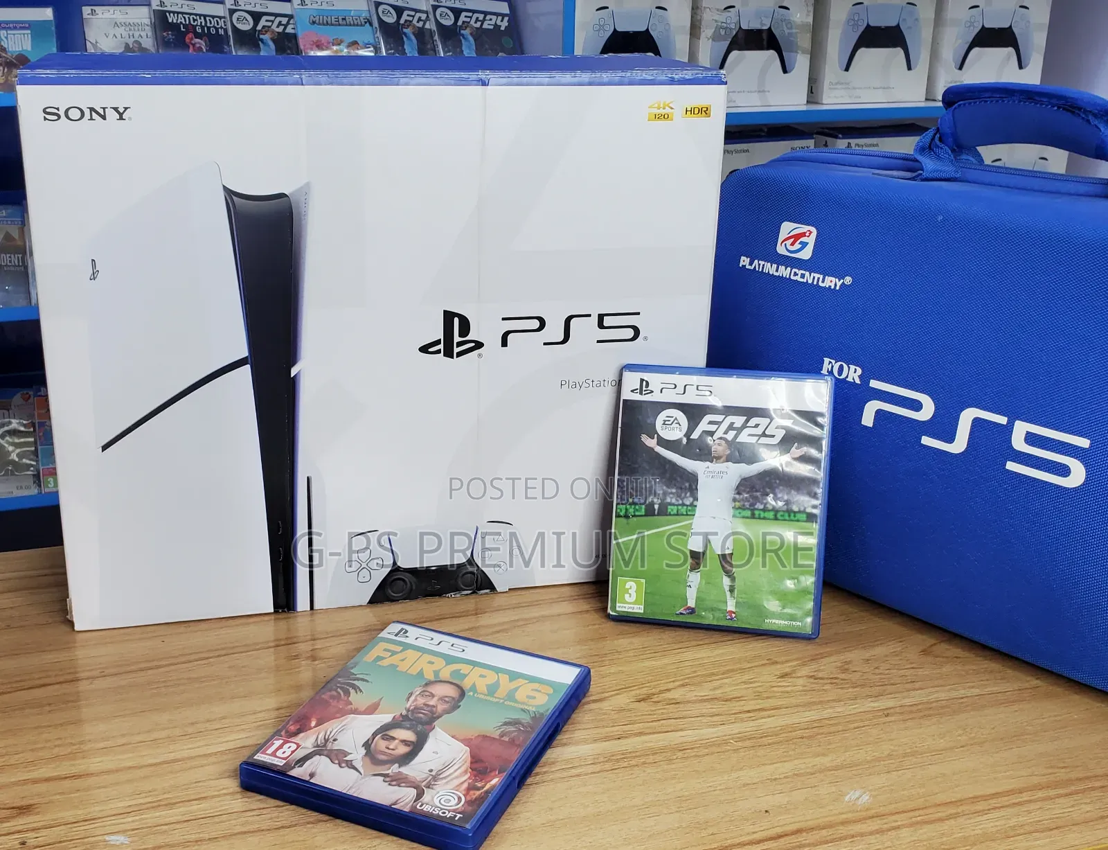 PS5 Slim Europe የመጣ – Brand New – ከነካርቶኑ – 6 ወር ዋስትና