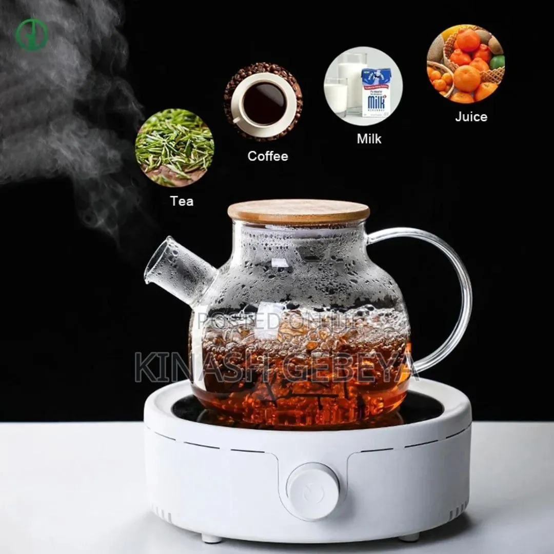 5pcs Borosilicate Glass Tea Pot