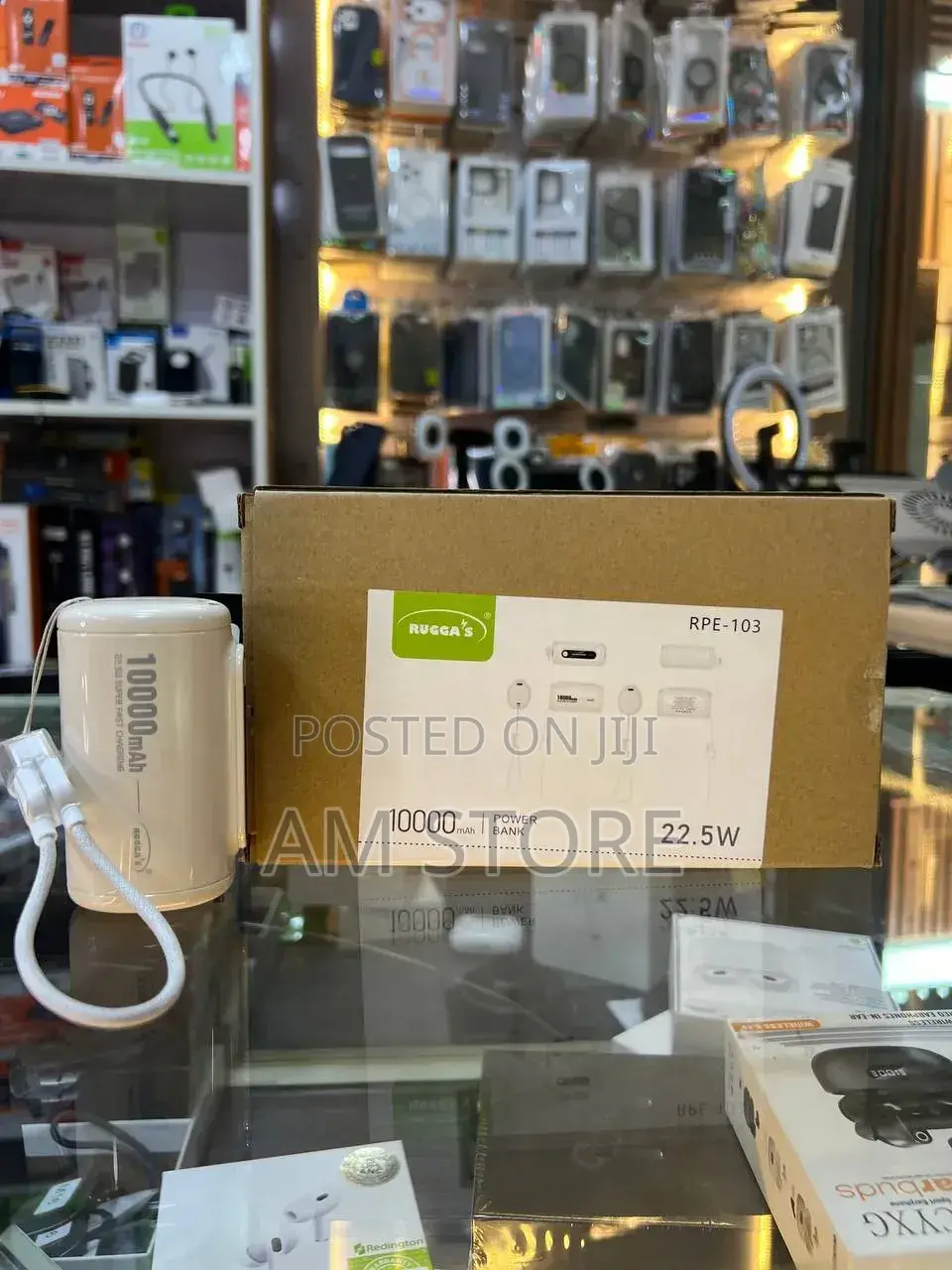RUGGA'S 10000mAh Capsule Power Bank (Mini Size)