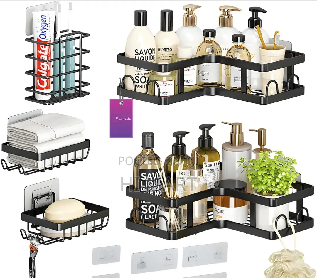 5pcs Steel Organizing Storage Rack