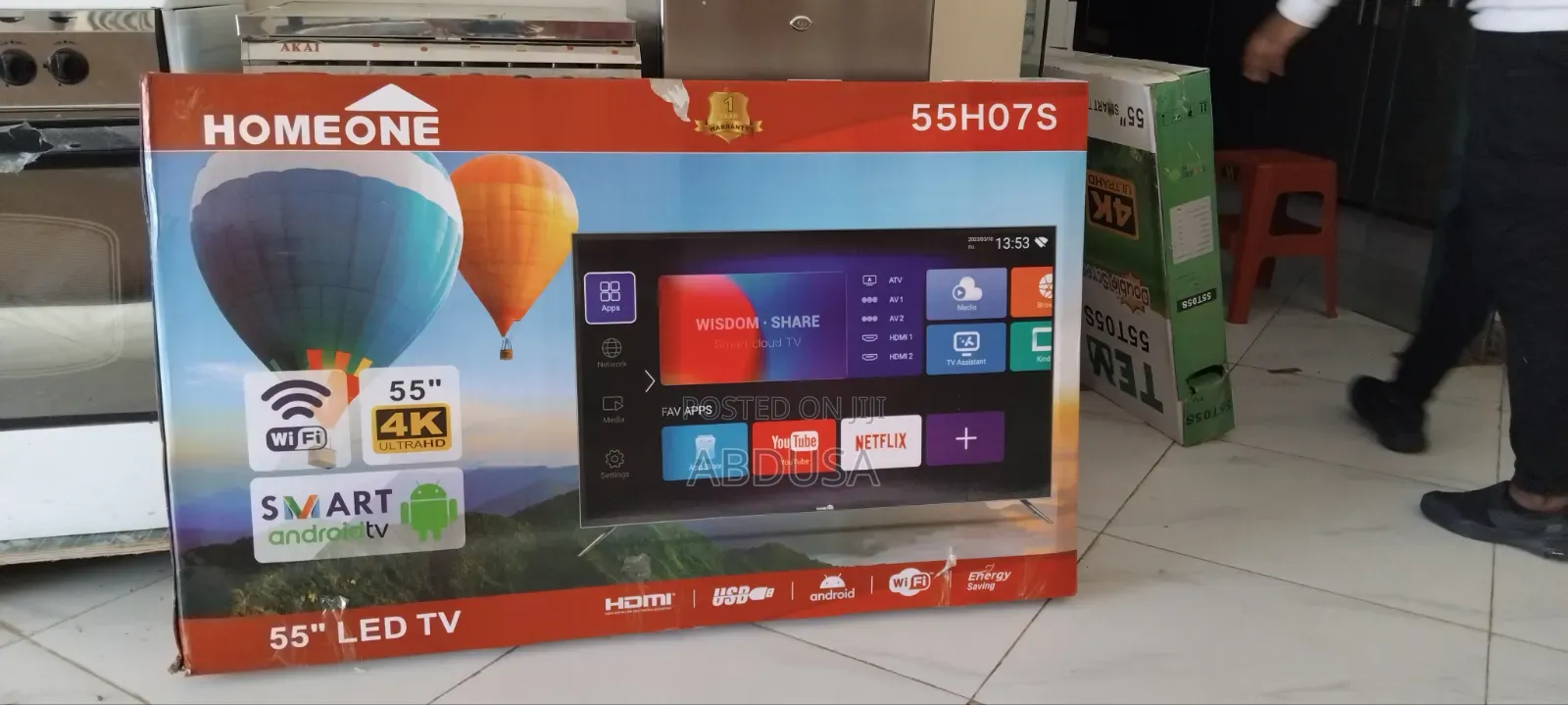 Homeone TV Smart Duobl Scren በተመጣጣኝ ዋጋ