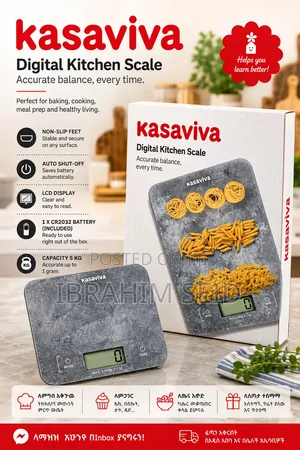 Kasaviva Digital Kitchen Scale 5kg Made in Italy