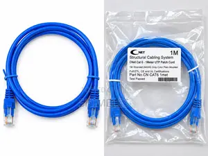CNet CAT6 1M UTP RJ45 Ethernet Patch Cable – Brand New
