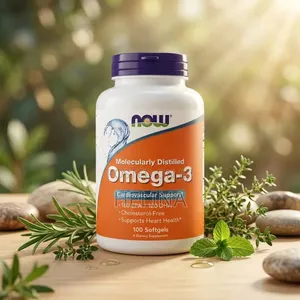 Cardiovascular Support Now Molecularly Distilled Omega-3 100 Softgels