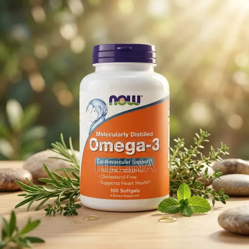 Cardiovascular Support Now Molecularly Distilled Omega-3 100 Softgels