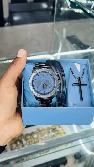 Folio With Cross Men’s Watch