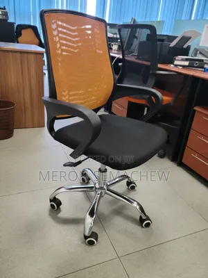 Office Table, Chair and Mobile Pedestal