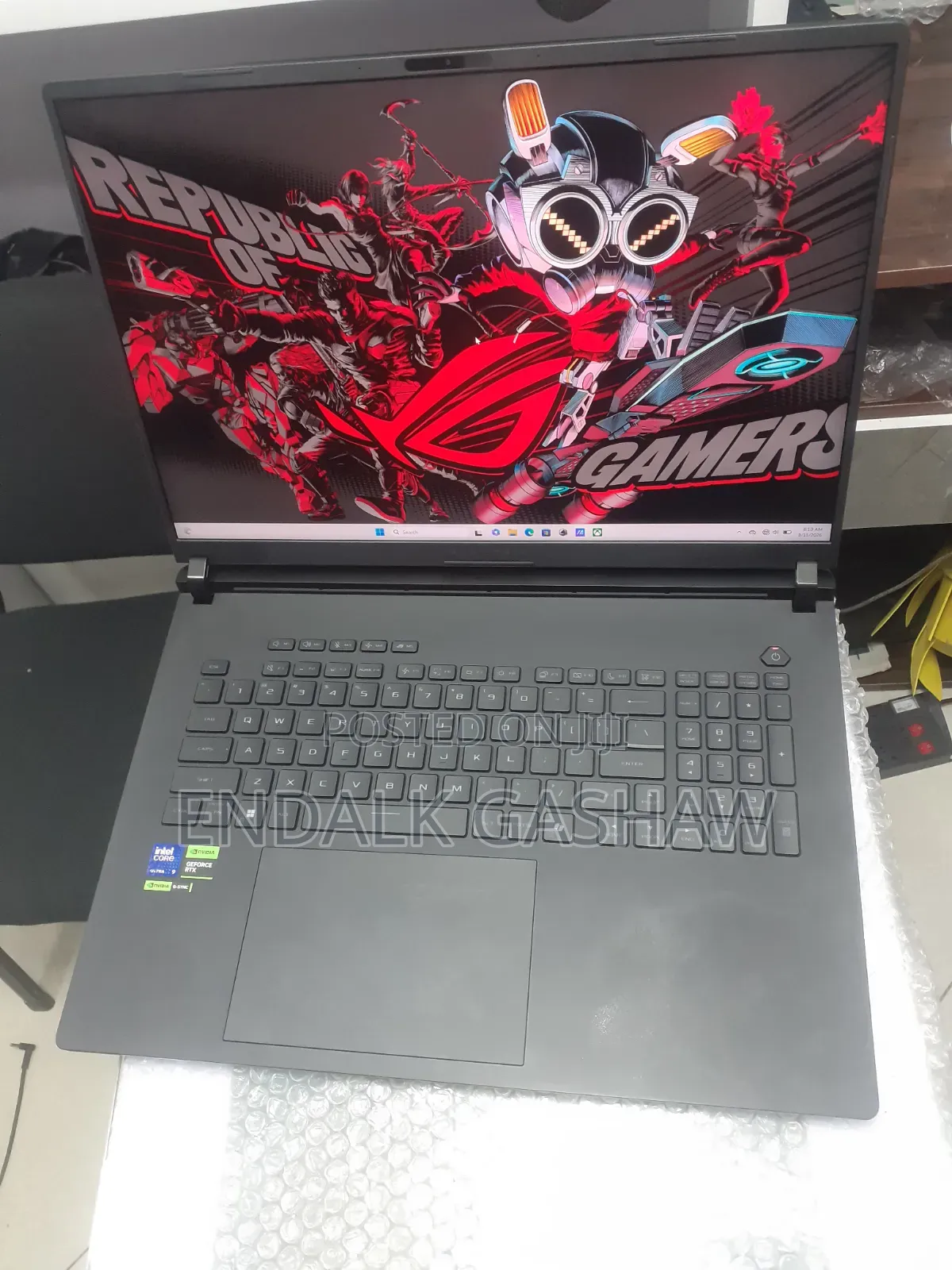 New Laptop Asus ROG Strix G16 G614 32GB Intel Core Ultra 9 SSD 2T