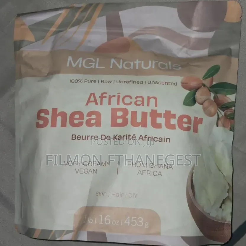 MGL Naturals African Shea Butter 453g – 100% Pure