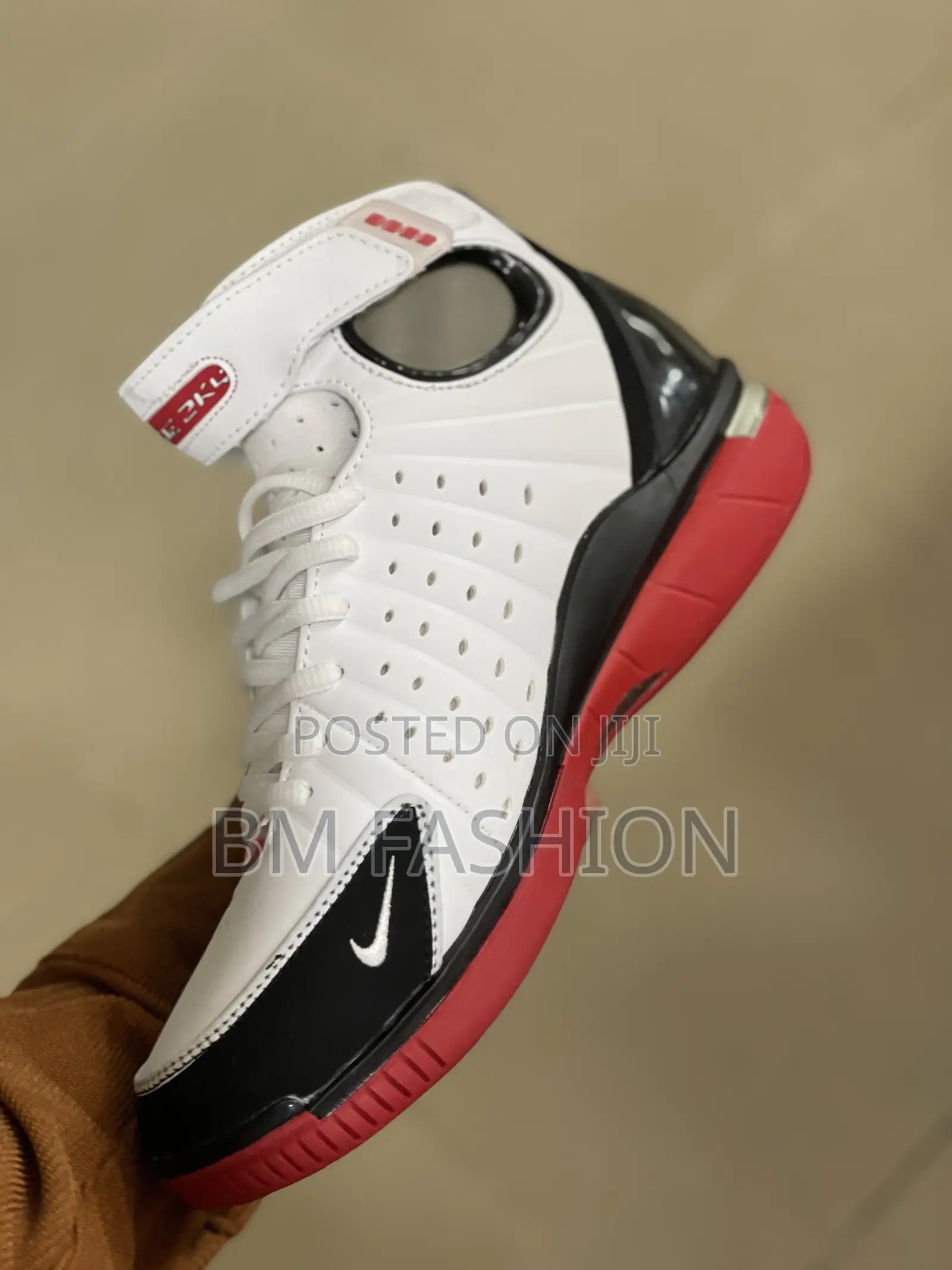 Nike Hurache White X Red Mens Youth Ankle Boots